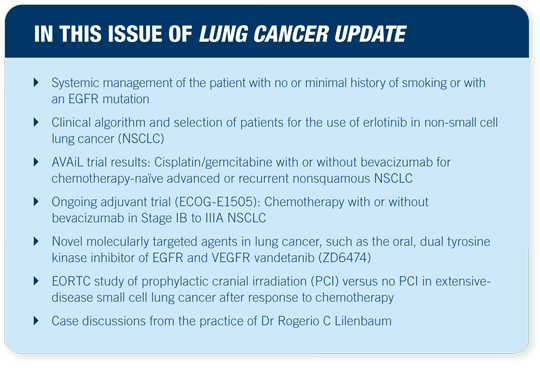 In this Issue of Lung Cancer Update